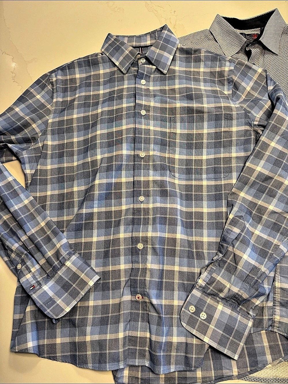 Tommy Hilfiger and English Laundry Men's Pattern Button Down Shirt Size Medium-2